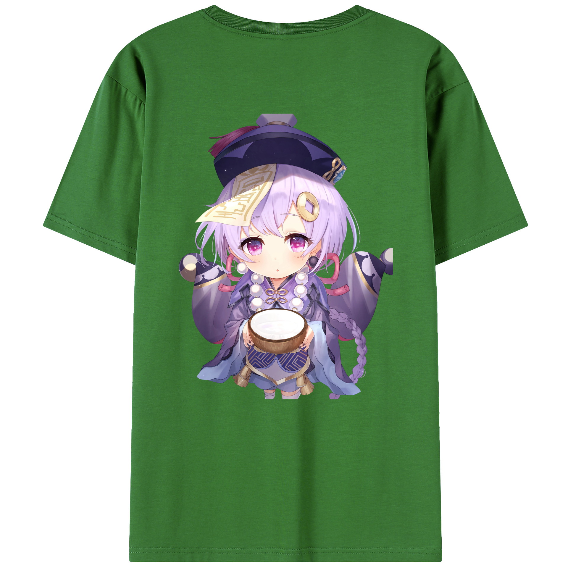 げんし神 七七 なな  genshin Nana レディース半袖Tシャツ(バックプリント)